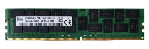 Paměť RAM 1x 128GB Hynix LOAD REDUCED DDR4 2S4Rx4 2666MHz PC4-21300 LRDIMM | HMABAGL7M4R4N-VN