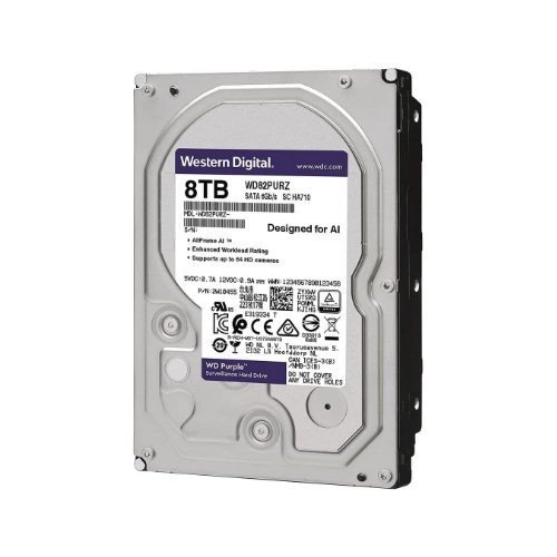 Pevný disk Western Digital PURPLE 3.5'' HDD 8TB 7200RPM SATA 6Gb/s 256MB | WD82PURZ