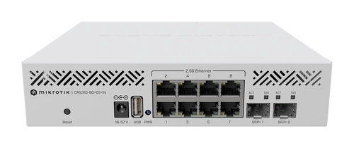 Přepínač Mikrotik CRS310-8G+2S+IN 8x 2.5Gb 2x SFP+