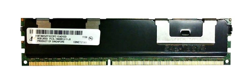 Paměť RAM 1x 8GB Micron ECC REGISTERED DDR3 2Rx4 1333MHz PC3-10600 RDIMM | MT36KSZF1G72PZ-1G4