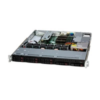 Serverová platforma Supermicro 1U 111R-M SYS-111R-M Intel x 1 DDR5 x 4 10 x 2.5" SATA/SAS/NVME PSU 1+0