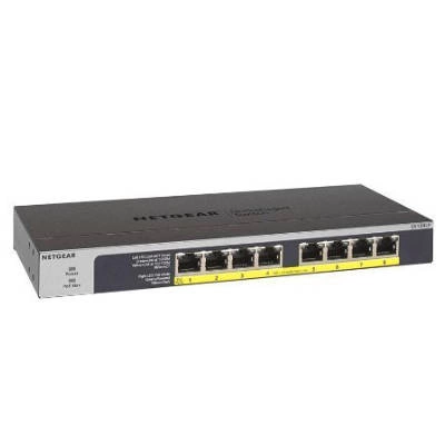 Přepínač Netgear GS108PP-100EUS 8x 1Gb 123 W PoE+