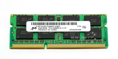 Paměť RAM 1x 4GB Micron SO-DIMM DDR3 1333MHz PC3-10600 | MT16JSF51264HZ-1G4D1