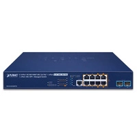Síťový přepínač Planet MGS-6320-8HP2X 4x 1Gb | 4x 2.5Gb 2x SFP+ 240 W PoE++