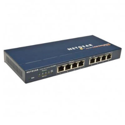 Přepínač Netgear FS108PEU 8x 100Mb 53 W PoE