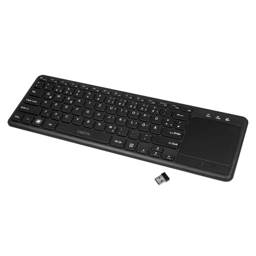 Klávesnice Bezdrátové připojení LogiLink ID0188 QWERTZ