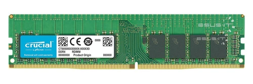 Paměť RAM 1x 8GB Crucial ECC REGISTERED DDR4 1Rx8 2666MHz PC4-21300 RDIMM | CT8G4RFS8266