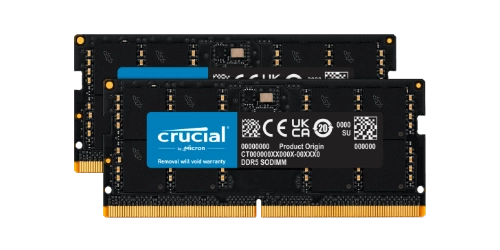 Paměť RAM 2 x 32GB Crucial SO-DIMM DDR5 4800MHz PC5-38400 | CT2K32G48C40S5
