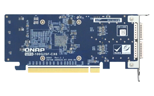 Síťová karta QNAP QXG-100G2SF-CX6 2x QSFP28 100Gbps