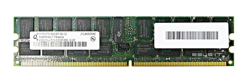 Paměť RAM 1x 4GB QIMONDA ECC REGISTERED DDR2 667MHz PC2-5300 RDIMM | HYS72T512220EP-3S-C2