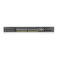 Přepínač Zyxel GS2220-28HP-EU0101F 24x 1Gb 4x RJ-45/SFP 375 W PoE+