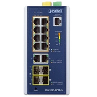 Síťový přepínač Planet IGS-5225-8P2T4S 10x 1Gb 4x SFP 240 W PoE+
