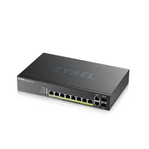 Přepínač Zyxel GS2220-10HP-EU0101F 8x 1Gb 2x RJ-45/SFP 180 W PoE+