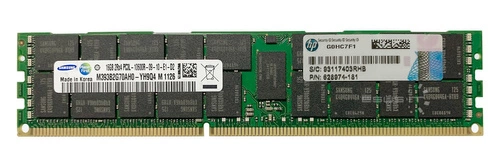 Paměť RAM 1x 16GB Samsung ECC REGISTERED DDR3 2Rx4 1333MHz PC3-10600 RDIMM | M393B2G70AH0-YH9