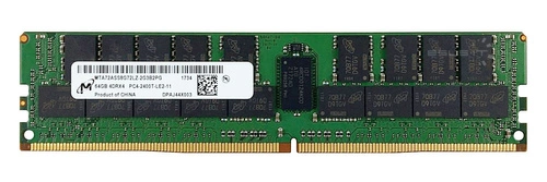 Paměť RAM 1x 64GB Micron LOAD REDUCED DDR4 4Rx4 2400MHz PC4-19200 LRDIMM | MTA72ASS8G72LZ-2G3
