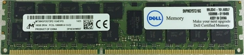 Paměť RAM 1x 16GB DELL PowerEdge & Precision Workstation DDR3 1333MHz ECC REGISTERED DIMM | SNPMGY5TC/16G