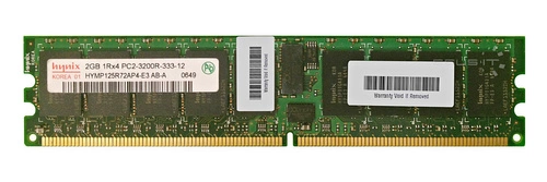 Paměť RAM 1x 2GB Hynix ECC REGISTERED DDR2 400MHz PC2-3200 RDIMM | HYMP125R72AP4-E3
