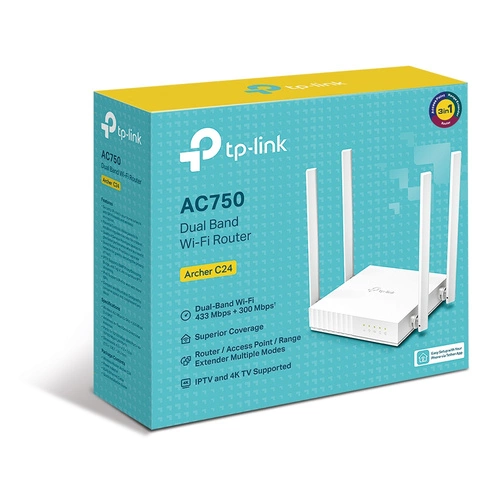 Router TP-LINK Archer C24 4x 100Mb 433 Mb/s