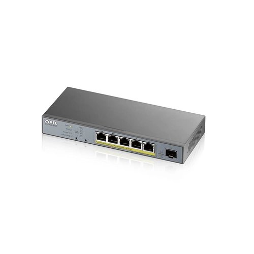 Přepínač Zyxel GS1350-6HP-EU0101F 5x 1Gb 1x SFP 60W PoE+ / PoE++