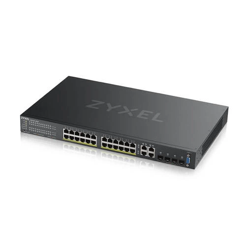 Přepínač Zyxel GS2220-28HP-EU0101F 24x 1Gb 4x RJ-45/SFP 375 W PoE+