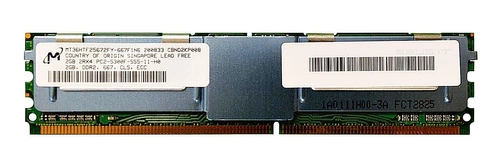 Paměť RAM 1x 2GB Micron ECC FULLY BUFFERED DDR2 667MHz PC2-5300 FBDIMM | MT36HTF25672FY-667F1N6