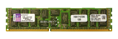 Paměť RAM 1x 8GB Kingston ECC REGISTERED DDR3 4Rx8 1066MHz PC3-8500 RDIMM | KTD-PE310Q8/8G