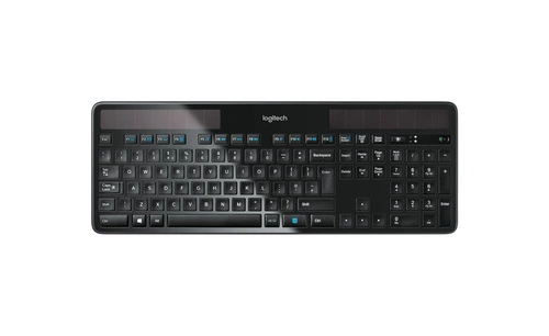 Klávesnice Bezdrátové připojení Logitech Bezdrátová solární klávesnice K750 QWERTZ