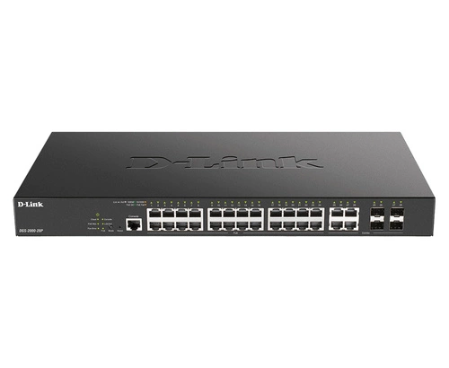 Přepínač D-Link DGS-2000-28P 24x 1Gb 4x RJ-45/SFP 193 W PoE+