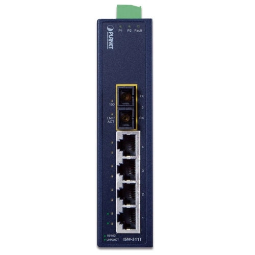 Přepínač Planet ISW-511 4x 100Mb 1x 100Mbps SFP
