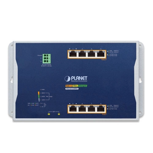 Přepínač Planet WGS-4215-8HP2S 8x 1Gb 2x SFP 360 W PoE++