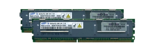 Paměť RAM 2x 2GB HP Proliant & Workstation DDR2 667MHz ECC FULLY BUFFERED DIMM | 397413-B21