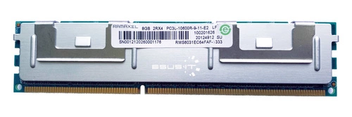 Paměť RAM 1x 8GB Ramaxel ECC REGISTERED DDR3 2Rx4 1333MHz PC3-10600 RDIMM | RMS6031EC64FAF