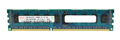 Paměť RAM 1x 2GB Hynix ECC REGISTERED DDR3 1333MHz PC3-10600 RDIMM | HMT125R7BFR8C-H9