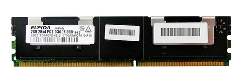 Paměť RAM 1x 2GB ELPIDA ECC FULLY BUFFERED DDR2 667MHz PC2-5300 FBDIMM | EBE21FD4AGFD-6E-E
