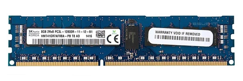 Paměť RAM 1x 8GB Hynix ECC REGISTERED DDR3 1600MHz PC3-12800 RDIMM | HMT41GR7AFR8A-PB