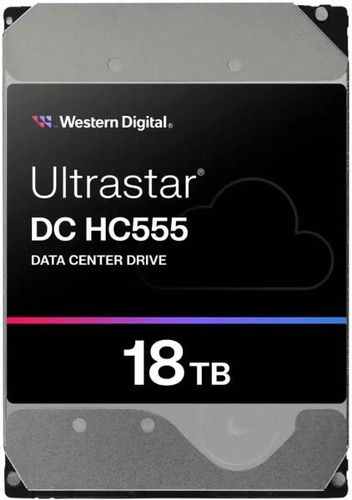 Pevný disk Western Digital Ultrastar DC HC555 3.5'' HDD 18TB 7200RPM SAS 12Gb/s 512MB | 0B47747