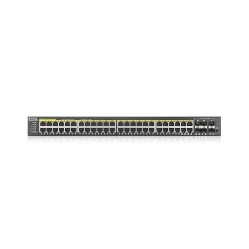 Přepínač Zyxel GS2220-50HP-EU0101F 44x 1Gb 2x SFP 4x RJ-45/SFP 375 W PoE+