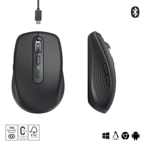 Bezdrátové připojení myš Logitech MX Anywhere 3S 910-006929