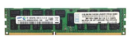 Paměť RAM 1x 8GB Samsung ECC REGISTERED DDR3 1333MHz PC3-10600 RDIMM | M393B1K70CH0-CH9