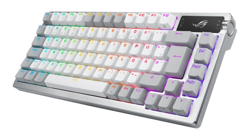 Klávesnice Bezdrátové připojení Asus ROG Azoth White QWERTZ