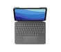 Klávesnice Drátové připojení Logitech Kombinace dotyků QWERTZ