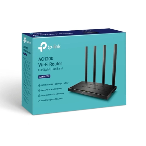 Router TP-LINK Archer C6 4x 1Gb 867 Mb/s