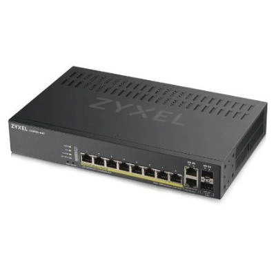 Přepínač Zyxel GS1920-8HPV2-EU0101F 8x 1Gb 2x RJ-45/SFP 130 W PoE+