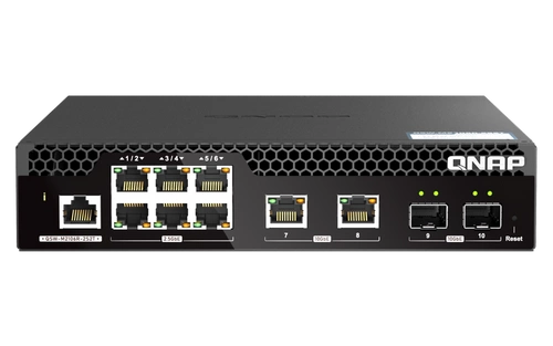 Přepínač QNAP QSW-M2106R-2S2T 6x 2.5Gb | 2x 10Gb 2x SFP+