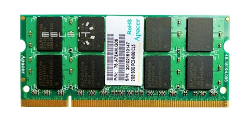 Paměť RAM 1x 2GB Apacer SO-DIMM DDR2 800MHz PC2-6400 | 75.A73AM.G06