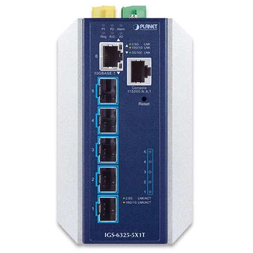 Síťový přepínač Planet IGS-6325-5X1T 1x 10Gb 5x SFP+