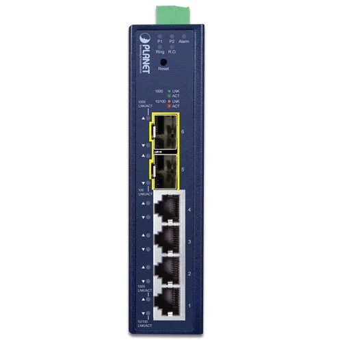 Síťový přepínač Planet IGS-4215-4T2S 4x 1Gb 2x SFP