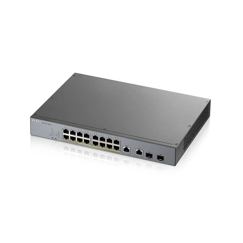 Přepínač Zyxel GS1350-18HP-EU0101F 16x 1Gb 2x RJ-45/SFP 250 W PoE+
