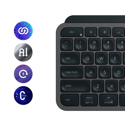 Klávesnice Bezdrátové připojení Logitech Klíče MX S QWERTY