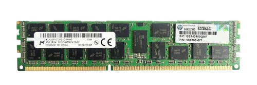 Paměť RAM 1x 8GB Micron ECC REGISTERED DDR3 1333MHz PC3-10600 RDIMM | MT36JSZF1G72PZ-1G4